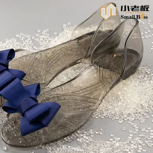 Virgin Crystal Transparent Soft PVC Granules Compound Colors Injection Low Price for Shoes Soles Rain Boots in South American thumbnail-3
