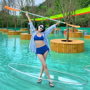 HDPE High Quality Transparent Kayaks With Different Capacity for Tourism, Water Leisure Kayak Single, Double and Single Use thumbnail-1