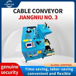 Gasoline-Powered Cable Hauling Machine, Intelligent Remote-Control Electric Cable Hauling Machine, and Underground Cable Laying Machine thumbnail-1