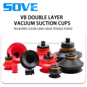 VB10-50 Bellows Suction Cup PIAB Brand Alternative Non-damaging Workpiece Stable Gripping of Smooth Surfaces With Adaptation to Height Differences thumbnail-4