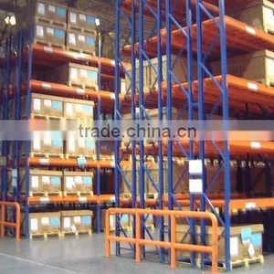 Orange Beam Pallet Rack thumbnail-2