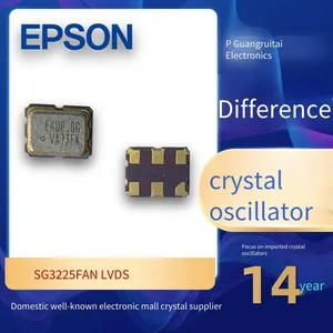 Epson Active Crystal Oscillator Sg3225van, 100mhz Lvds, Low Phase Noise, Clock Source for High-speed Serial Interface thumbnail-2