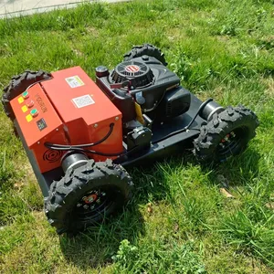 Single-Cylinder Four-Stroke Industrial Tracked Remote Control Lawn Mower With Tracks thumbnail-6