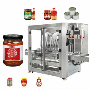 Fully Automatic Chili Sauce Filling Machine Tomato-Beef Salad Sauce Filling Machine Customized Seasoning Paste Filling Line thumbnail-3