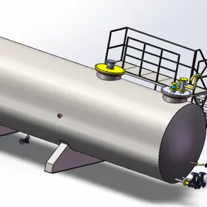50m³ Above Ground Horizontal Gasoline Diesel Storage Tank Manufacturer | China Factory Direct thumbnail-2