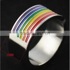Custom Wholesale Stainless Steel Colorful Ring thumbnail-1