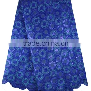 Mitaloo African Organza Sequin Lace Fabric for Wedding Dress MOG0189 thumbnail-3