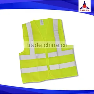 Orange Mesh Police hi Vis Reflective Safety Vest thumbnail-5