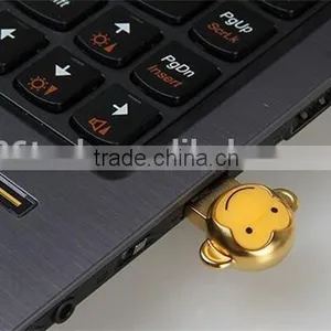 Oem Manufactuer Custom Special Design New Aarrivel 2016 Golden Monkey Usb Flash Drive Promotion thumbnail-2