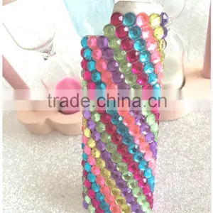 RAINBOW PATTERN GLITTER LIGHTER CASE FOR REGULAR BIC thumbnail-2