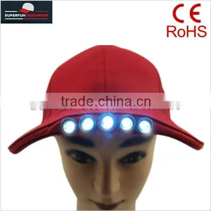 Hot Sale Bronze Rings Around the Bulb LED Baseball Caps thumbnail-2