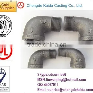 NPT Thread China Factory Malleable Iron Pipe Fittings UL/FM thumbnail-2