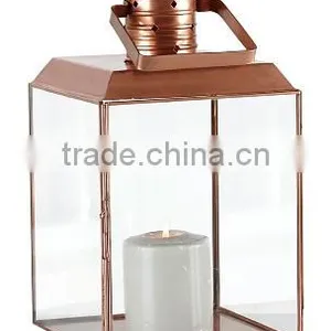 Copper Finish Candle Lantern CCL-106 thumbnail-1