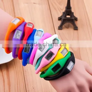 Fashion NEW Anion Sports Wrist Bracelet Watch Watches Men Women Digital Silicon Silicone LED Watch Insect Repellent thumbnail-1