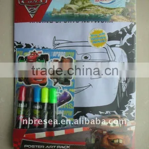 Drawing Car Poster Art Pack Stationery Set thumbnail-1