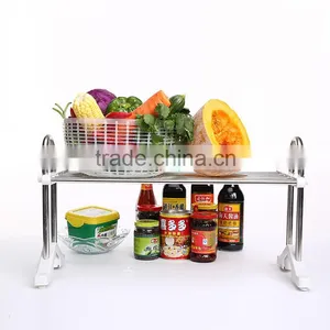 S/S+ABS 53*22.5*29.5 Hot Products Stainless Steel Kitchen Storage Rack thumbnail-1