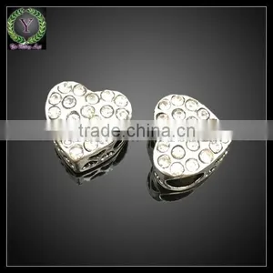 18k Gold Plated cz Micro Pave Big Hole 925 Sterling Silver European Beads for European Bracelet thumbnail-1