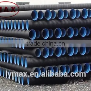 SN4 SN8 Double Wall Corrugated HDPE Pipe Scrap for Waste Water thumbnail-1