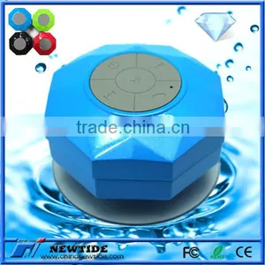 NT-BP0057 Round Portable Waterproof Bluetooth Speaker With Sucker thumbnail-1