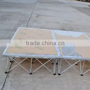 Outdoor Event Plexiglass/ Acrylic Wedding Stage With Collapsable Risers Quality Choice thumbnail-3