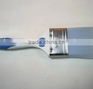 Rubber Handle With Synthetic PBT Tapered Filament Flat Painting Brush thumbnail-1