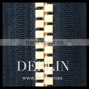 Designer Fashion Square Special Unique Vislon Resin Plastic Zipper thumbnail-1