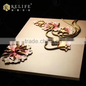 Wall Art Flower Acrylic Painting Model C8016 thumbnail-1