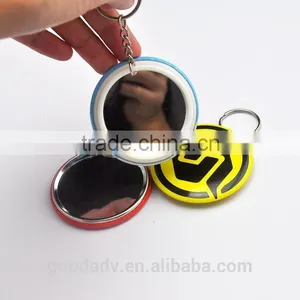 Metal Keychain Mirror / Decorative Decals for Mirrors / Decorated Pocket Mirrors thumbnail-1