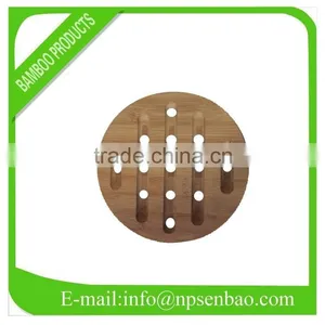 Round Bamboo Hot Table Mat thumbnail-1
