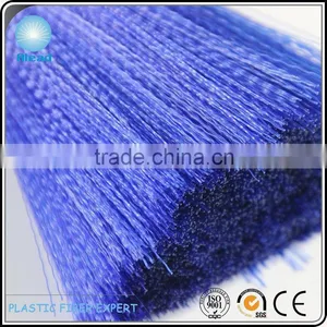 Dark Shiny Blue Normal Crimp pp Plastic Wire Polypropylene Fiber thumbnail-3
