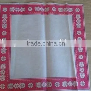 Rectangular Tablecloth, 8-Inch Wide, White,printed thumbnail-4