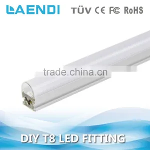 No Flicking SMD2835 Led Linear Lamp t8 4ft 30w With Integrated Fixture thumbnail-1