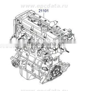 New Engine Diesel D4FA EURO-3-4 Assy-sub Set From Mobis Manufacture thumbnail-2