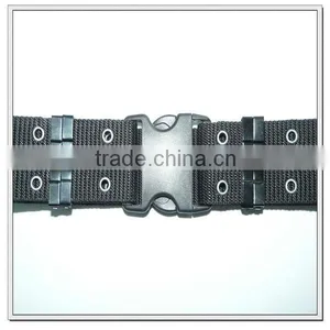 57mm Black Polypropylene Belts With Plasitc Buckle for Army Use thumbnail-3