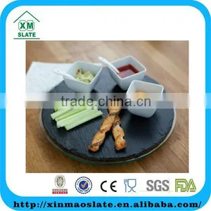 &[factory Direct] Dia30cm Natural Edge Round Shape Oiled Lazysusan Plate Item CP-2830CD2AY thumbnail-1