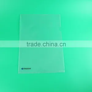 Single Page L Shape a4 Plastic Clear Document Holder l Shape File Folder With Custom Logo thumbnail-1