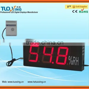 4 Inch 3 Digits LED Indoor Humidity Monitor thumbnail-1