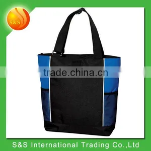 Customized Logo Waterproof Polyester Shoulder Shopping Bag thumbnail-1