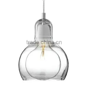 Smoke Grey Glass Vintage Modern Decorative Hanging Lamp for Bar thumbnail-2