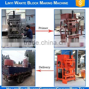 WT1-10 Cement Clay Brick Machine 15 hp Diesel Engine thumbnail-4
