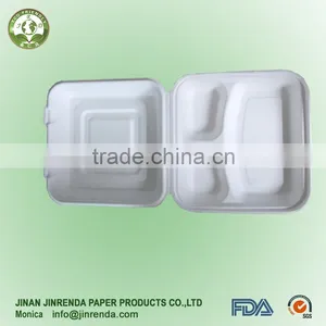 Disposable 3-com Tableware With Sugarcane Pulp thumbnail-1