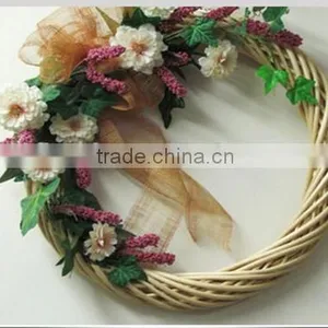 Christmas Decoartion Pupular Eco-friendly Wicker Decorative Wreath thumbnail-1