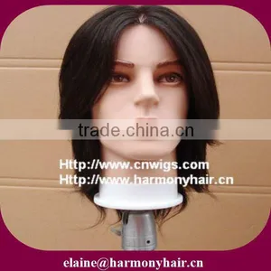 Custom Made Male Training Head With 100% Human Hair thumbnail-1