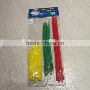 4.8x200mm Self Locking Nylon Cable Wire Zip Ties thumbnail-3