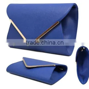 Women Plain Leather Clutch Envelope Bag thumbnail-1