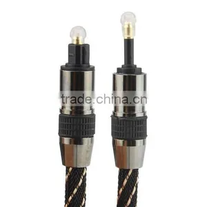Gold Plated Toslink Cable PMMA Optical Fiber Cable Toslink Plug Fiber Cable thumbnail-3