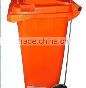 2015 Outdoor Kitchen Dustbin 120 Liter Trash Can Eco Friendly Waste Bin With Foot Pedal Garbage Can thumbnail-1