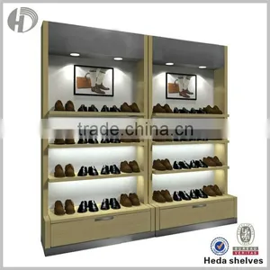 Wooden Shoe Shop Display Rack thumbnail-1