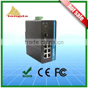 6 Port Managed Industrial PoE Optical Fiber Switch thumbnail-3