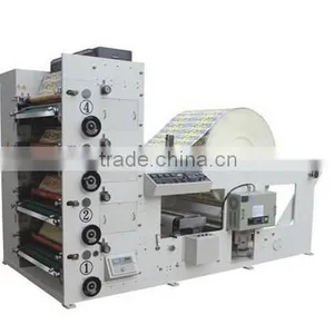 Four Colors Paper Glass Printing Machine/flexo Printing Machine thumbnail-1
